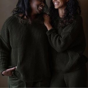 The Simple Folk - The Chunky Sweater - Olive